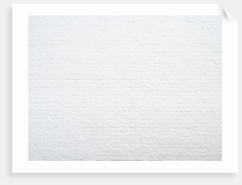 White brick wall by Assaf Frank